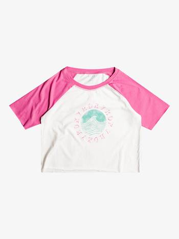 Roxy Fly On The Wall Kids' T-Shirt pink | SG_LW1961