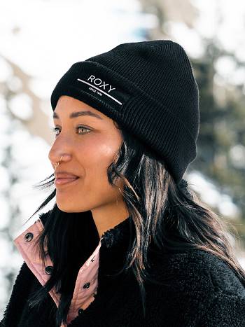 Roxy Folker Women's Beanies Black | SG_LW4932