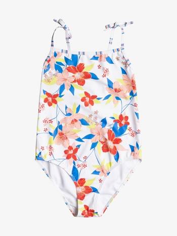 Roxy Friendly Flower Kids' Swim White Light | SG_LW8653