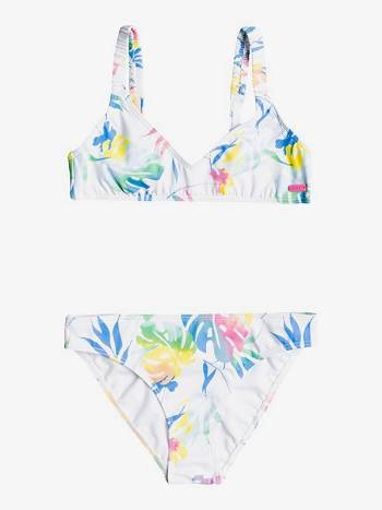 Roxy Good Romance Athletic Kids' Swim White Multicolor | SG_LW8584