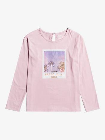 Roxy Gravity Kids' T-Shirt pink | SG_LW8755