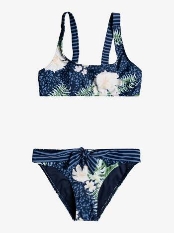 Roxy Heaven Wave Bralette Kids' Swim Indigo | SG_LW3503