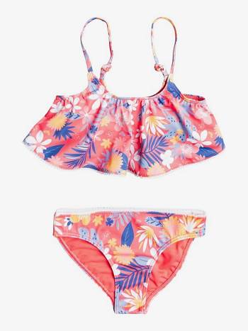 Roxy Hibiscus Party Kids' Tops Coral Flower | SG_LW6908