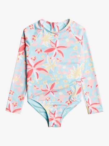 Roxy Holiday Flower Kids' Swim Blue | SG_LW3971