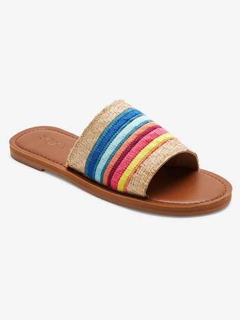 Roxy Kaia Slim Slide Women's Sandals Multicolor | SG_LW4202