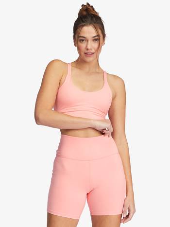 Roxy Kaileo High Waisted Biker Women's Shorts pink | SG_LW7771