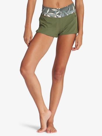 Roxy Kaileo Running Women's Boardshorts green | SG_LW5491