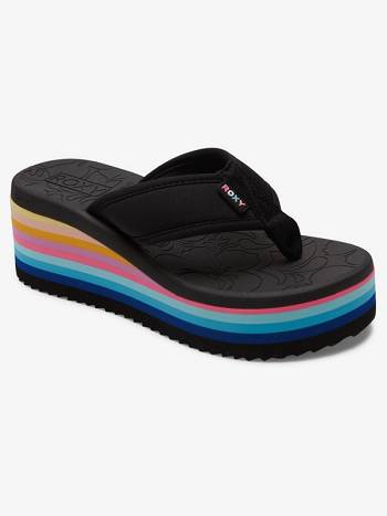 Roxy Kallie Platform Women's Flip Flops Multicolor | SG_LW3431