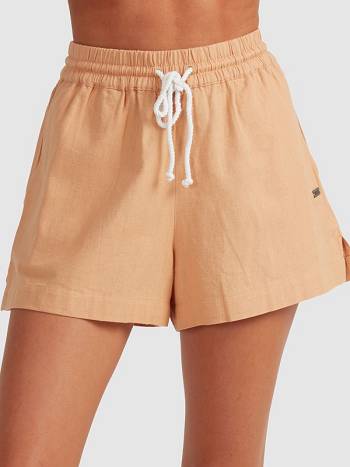 Roxy Lekeitio Beach Women's Shorts yellow | SG_LW1300