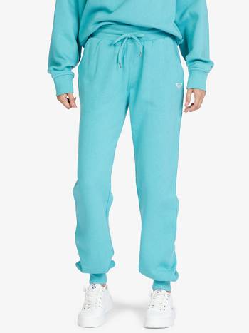 Roxy Logo Gradient From Home Joggers Women's Loungewear Blue | SG_LW9658