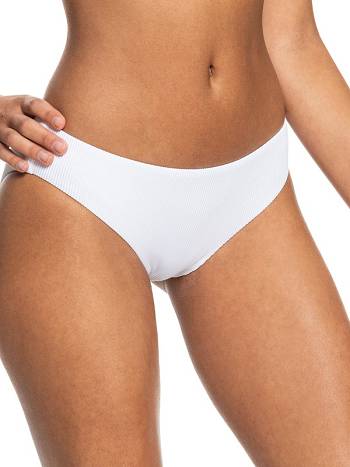 Roxy Love The Comber Hipster Women's Bikini Bottoms White | SG_LW8619