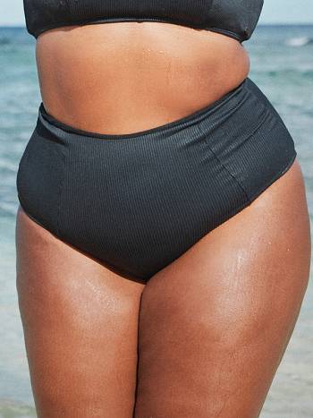 Roxy Love The Hi Shorty Hipster Women's Bikini Bottoms Dark Grey | SG_LW1648