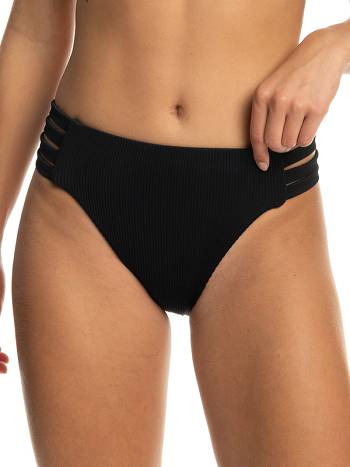 Roxy Love The Rocker Hipster Women's Bikini Bottoms Dark Grey | SG_LW2405