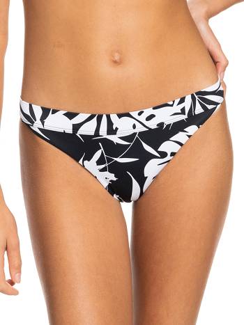 Roxy Love The Surfrider Mid-Rise Women's Bikinis Dark Grey flower | SG_LW1336