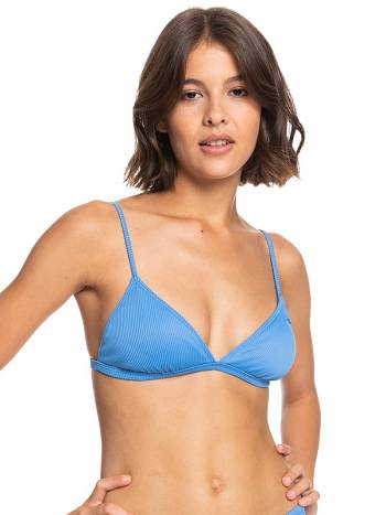 Roxy Love he Sunshine Fixed Triangle Women's Bikinis Blue | SG_LW2644