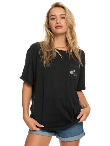 Roxy Loving Bomb Women's T-Shirt Dark Grey | SG_LW9031