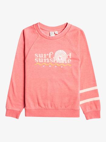 Roxy Lucid Drea Out Kids' Sweatshirts Rose | SG_LW2462