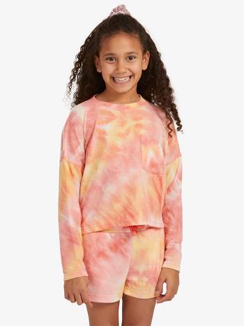 Roxy Magic Hour Sweat Kids' Shorts Coral | SG_LW3270