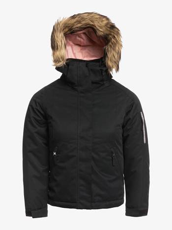 Roxy Meade Girl Insulated Kids' Jackets Black | SG_LW3967