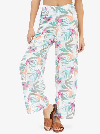 Roxy Midnight Avenue Women's Pants pink flower | SG_LW8336