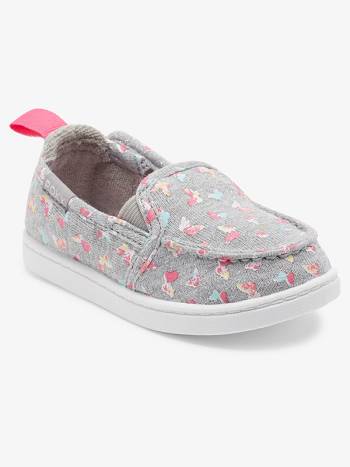 Roxy Minnow Kids' Sneakers Grey / Purple | SG_LW7962