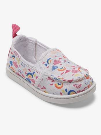 Roxy Minnow Kids' Sneakers White / Multicolor | SG_LW3428