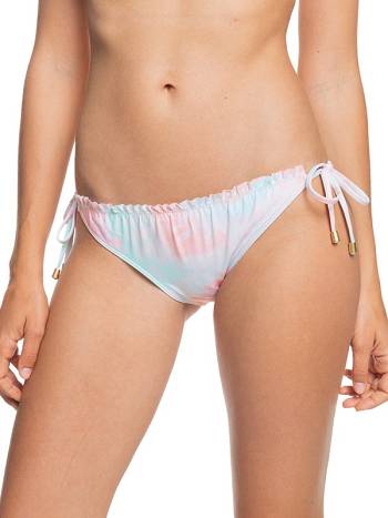 Roxy Nautilus Tie Side Moderate Women's Bikini Bottoms Coral | SG_LW1713