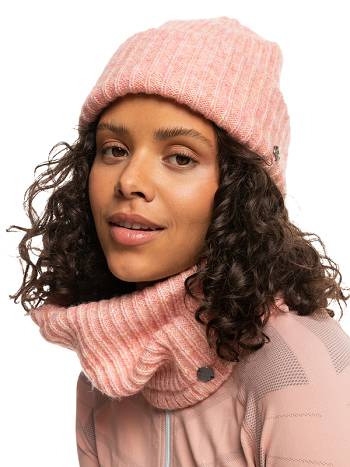 Roxy Nevea Neck Warmer Women's Scarves Rose | SG_LW4826