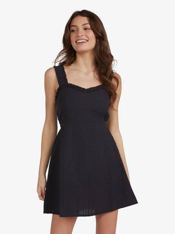 Roxy Not This Time Women's Dress Dark Grey | SG_LW7851