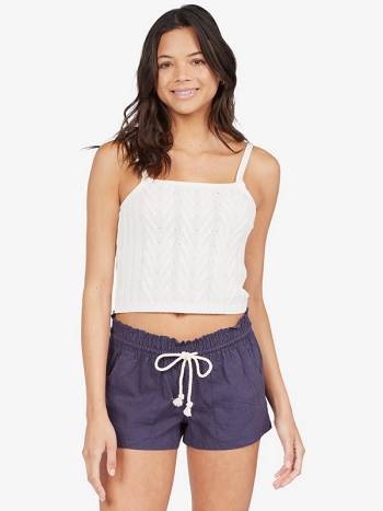 Roxy Oceanside Linen Women's Essentials Indigo | SG_LW4334