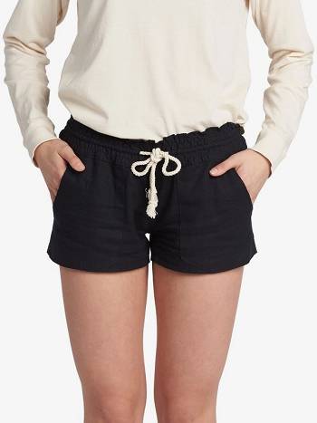 Roxy Oceanside Women's Shorts Black | SG_LW6492