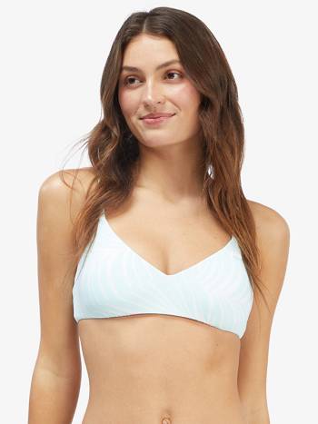 Roxy Palm Tree Dreams Athletic Triangle Women's Bikinis White | SG_LW4542