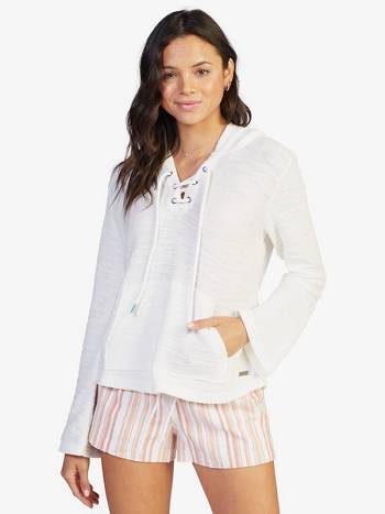 Roxy Pearling Poncho Women's Essentials White | SG_LW3638