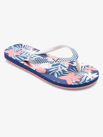 Roxy Pebbles Kids' Sandals Blue / Coral | SG_LW2078