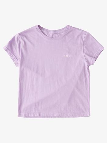 Roxy Perfect Day Kids' T-Shirt purple | SG_LW4902