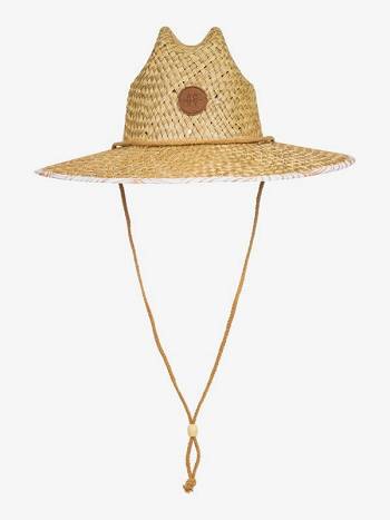 Roxy Pina To My Colada Straw Sun Women's Hats Beige | SG_LW2858