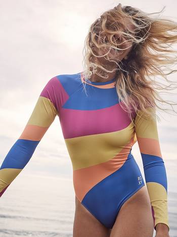 Roxy Pop Surf Women's Rashguards mulitcolor | SG_LW4422