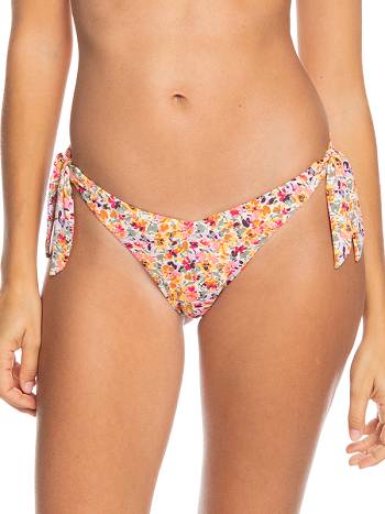 Roxy Printed Beach Classics Cheeky Women's Bikini Bottoms Rose | SG_LW1438