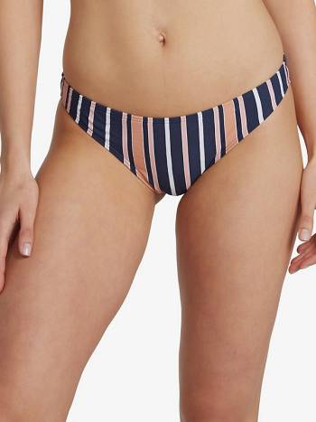 Roxy Printed Beach Classics Moderate Women's Bikinis Indigo Stripes | SG_LW7102