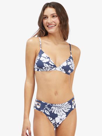 Roxy Pt Beach Classics Fixed Triangle Women's Bikini Tops Indigo | SG_LW5504