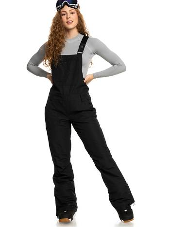 Roxy Rideout Insulated Snow Bib Women's Snow Pants Black | SG_LW9113