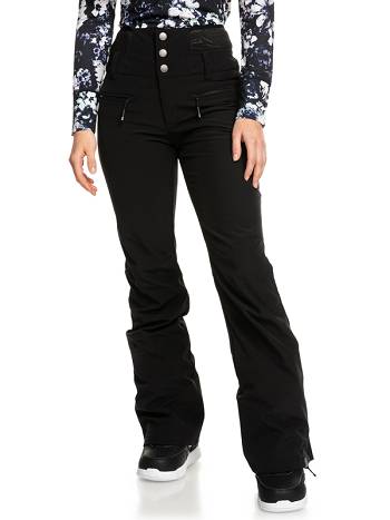 Roxy Rising High Shell Women's Snow Pants Black | SG_LW3716