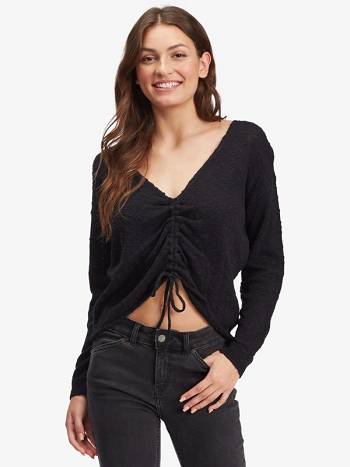 Roxy Rolling Hills Women's Sweaters Dark Grey | SG_LW2043