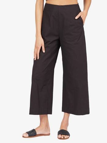 Roxy Señorita Slide Flared Women's Pants Dark Grey | SG_LW4093