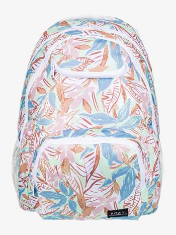 Roxy Shadow Swell Women's Backpacks blue Flower | SG_LW2083