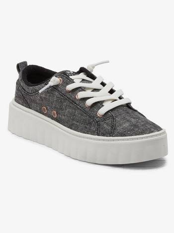 Roxy Sheilahh Women's Sneakers Black / White | SG_LW6711