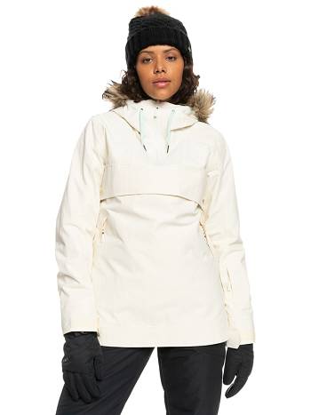 Roxy Shelter Insulated Women's Snow Jackets White | SG_LW4958