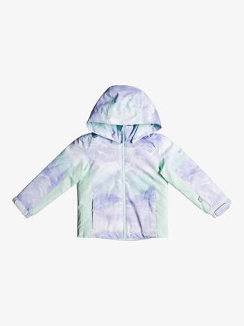 Roxy Snowy Tale Insulated Kids' Jackets Light Turquoise | SG_LW4395