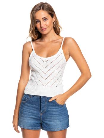 Roxy Sunrise Club Women's Sweaters White | SG_LW7374