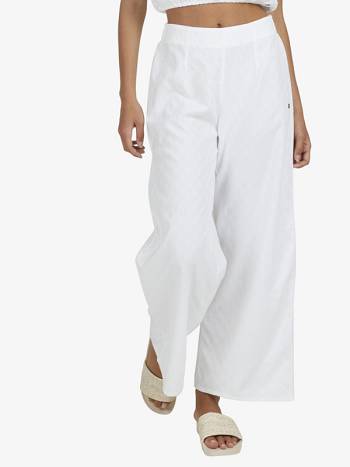 Roxy Sunset Kiss Palazzo Women's Pants White | SG_LW8472